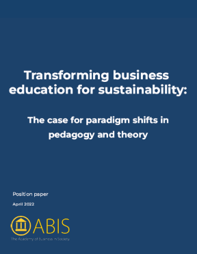 Transforming business education for sustainability
