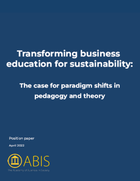 Transforming business education for sustainability 