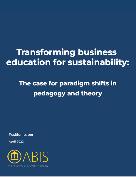Transforming business education for sustainability